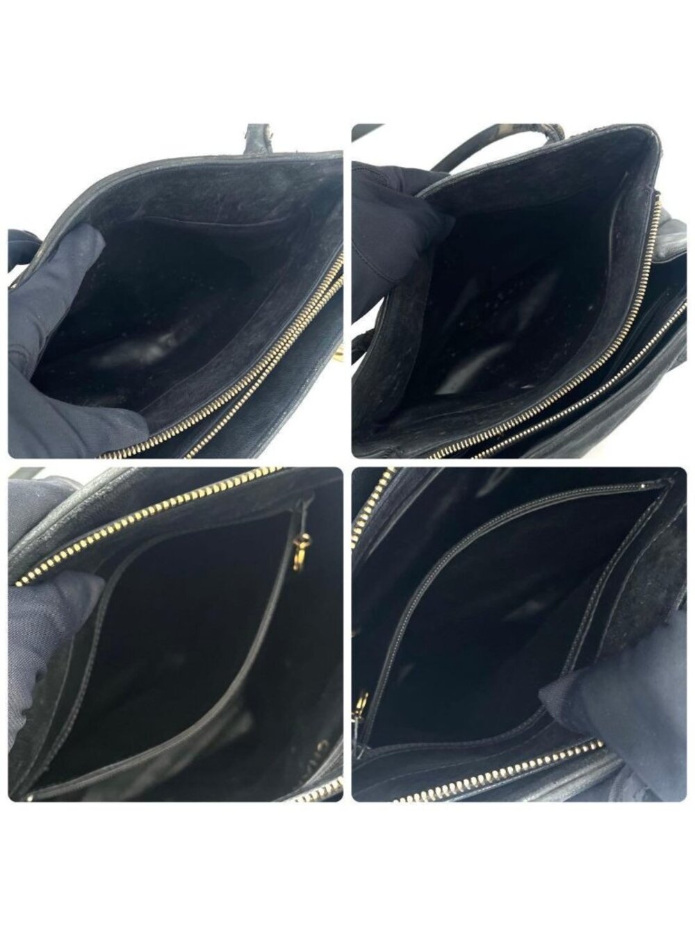 Chanel Lambskin CC Logo Tote Black Jumbo - Picture 4 of 9
